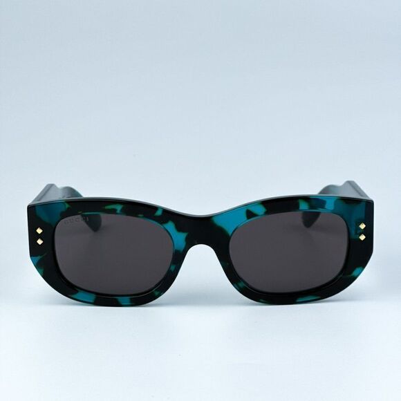 NEW Gucci GG1215S 001 Havana Grey Rectangle Unisex Sunglasses GG 1215S main image 3